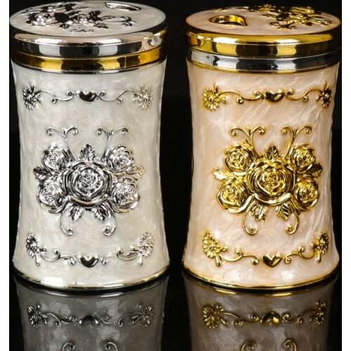 European style toothpick box creative toothpick holder restaurant hotel living room coffee table toothpick bottle toothpick jar