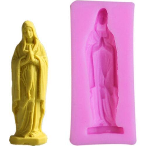 Our Lady Shape Cake Liquid Silicone Mold Cake Chocolate Molds Pastry Pudding Ice Cube Mould Wedding Decoration DIY Baking Tools