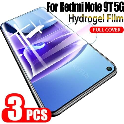 3PCS For redmi 9t note 9t Hydrogel Film For Xiaomi Redmi Note 9T 5G Screen Protector Hydrogel Protective Film screen film