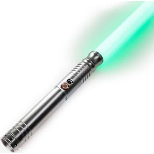 RGB Metal Light Saber Nine Sets Of Sound Effects Lightsaber Laser Weapon Sword Kpop Lightstick Espada Lightsaber Flashing Toys