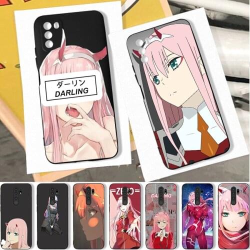 Anime 02 Darling Cute Phone Case for Xiaomi Redmi Note 10 Pro 9 9C 9A Note 9 Pro for POCO M3 Pro X3 Pro F3 Cover Shell