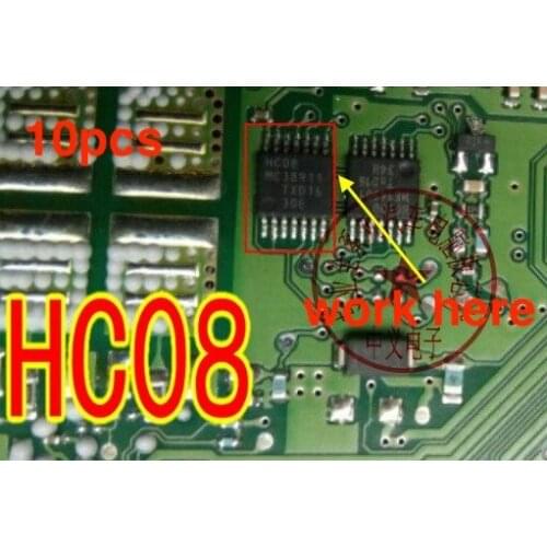 10pcs HC08 for BOSCH ME1788 for BMW FAW Pentium B30 ignition driver IC chip module