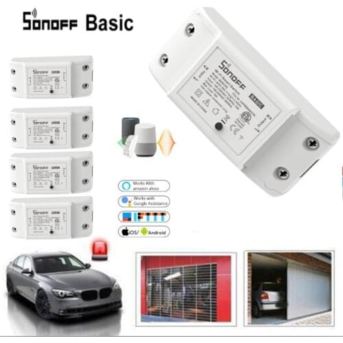 ITEAD Sonoff Basic R2 WiFi Wireless Basic Smart Switch Module ABS Shell Socket Automation Smart Home Supplies Dropship