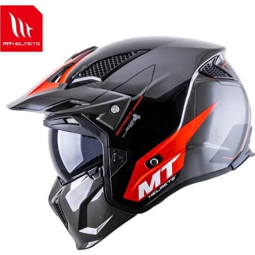 Personality MT New Full Face Modular Motorcycle Helmet High Quality DOT Approved Off Road Changeable Moto Helmets Casco