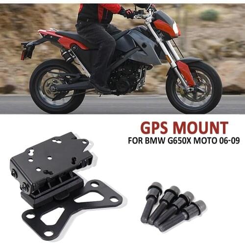 Motorcycle Accessories Front Phone Stand Holder Phone GPS Navigaton Plate Bracket For BMW G 650 Xmoto 2006-2009