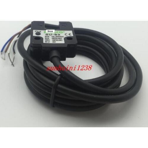 New original Taiwan SU-B3 Groove shape photoelectric sensor switch U type Genuine optical fiber