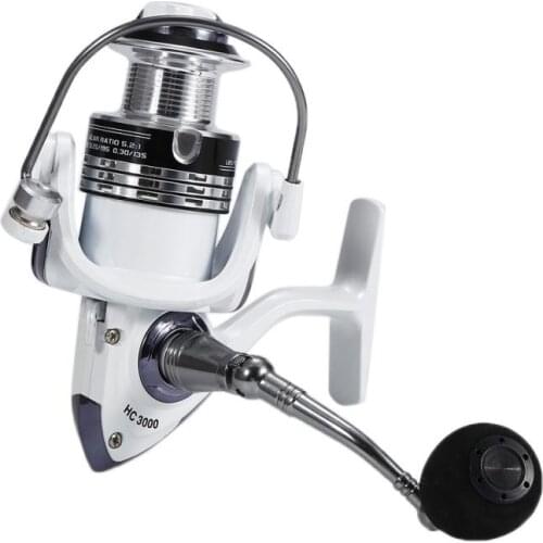 Metal Wire Rod Cup Gear 13+1 Ball Bearing Ice Fishing Pearl White Fishing Reel Round Reel