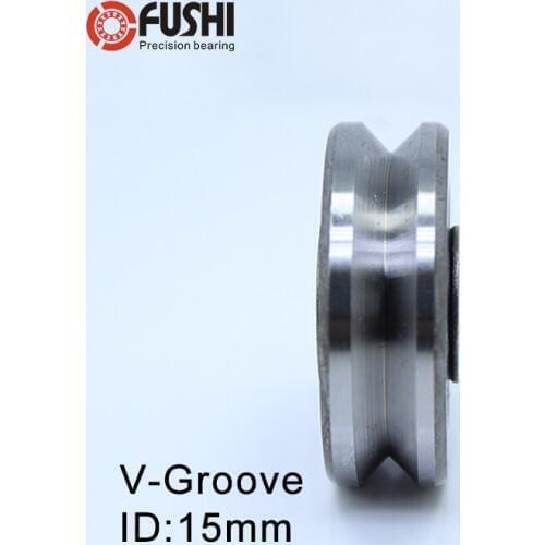 V Groove Sealed Ball Bearing ( 2PCS ) 15*40*16 15*45*11 mm Pulley Wheel Bearings V5/2.2 V8/4 Guide Track Rlooer Bearing