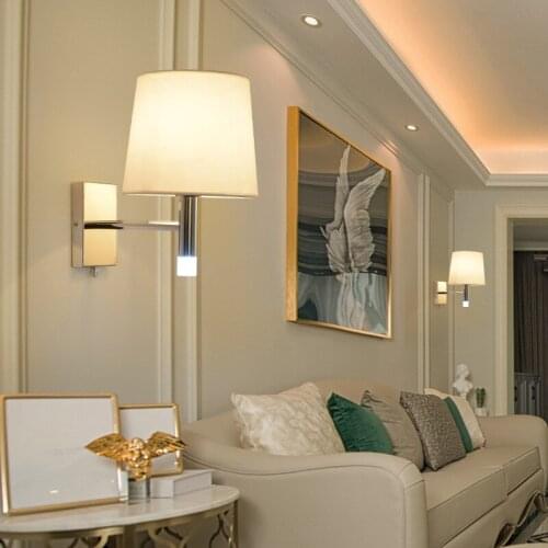 Postmodern crystal wall lamp gold wall sconce lights AC110V 220V fashion luxury lustre living room bedroom light fixtures