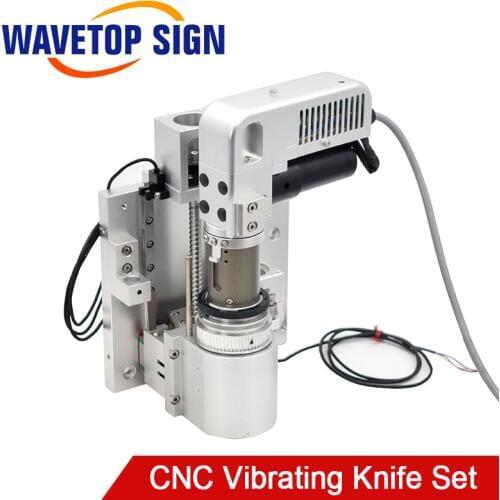 WaveTopSign CNC Leather Vibrating Knife + Knife Seat + Knife Head Holder + Controller