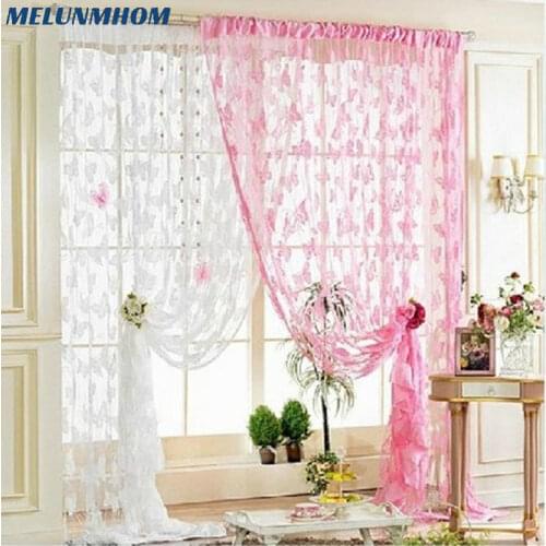 Butterfly Curtains For Living Room String Door Curtains Yarn Thread Filament Curtains Louver Window 14Colors 1m*2m/2.9m*2.9m