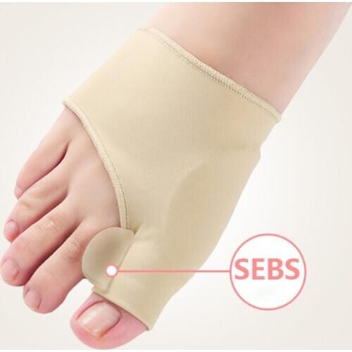 1 Pair Bunion Protector Toe Straightener Silicone Toe Separators Thumb Adjuster Pedicure Socks Bunion Straightener feet care