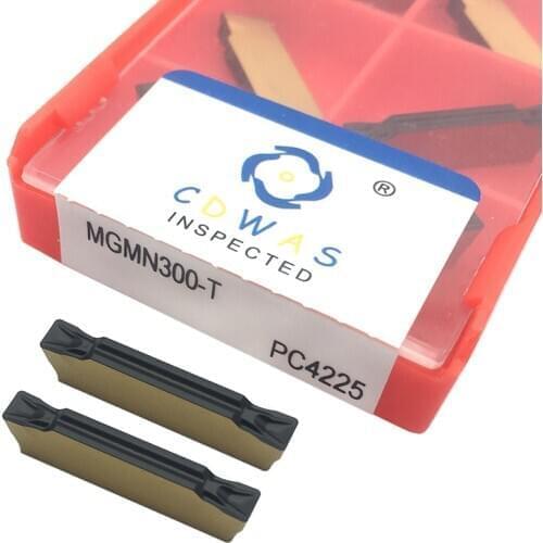 10PCS MGMN300 T PC4225 Carbide Inserts High Quality Grooving Turning Tool MGMN 300 Lathe Cutter Tool CNC Machine Tools For Steel