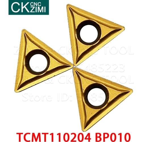 10P TCMT110204 BP010 TCMT21.51 Carbide Insert External Turning Insert Tools CNC Metal Lathe Tools TCMT for steel stainless steel