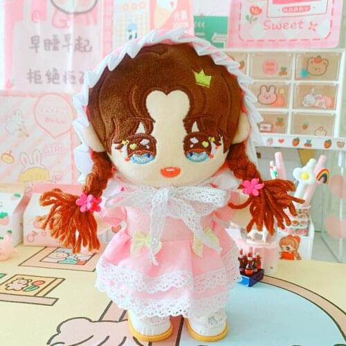 20CM Star EXO Doll Baby Clothing princess Dress shoes set Doll Clothes Accessories toys Gift