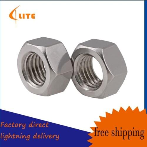304/316 stainless steel hex nut bolt cap screw cap DIN934 M1.0-M16 Factory direct
