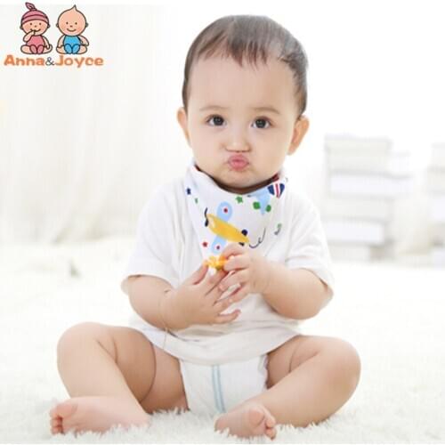 6pcs/Lot Baby Cotton Infant Saliva Towels/Baby Accessories Bibs /Newborn Wear Cartoon