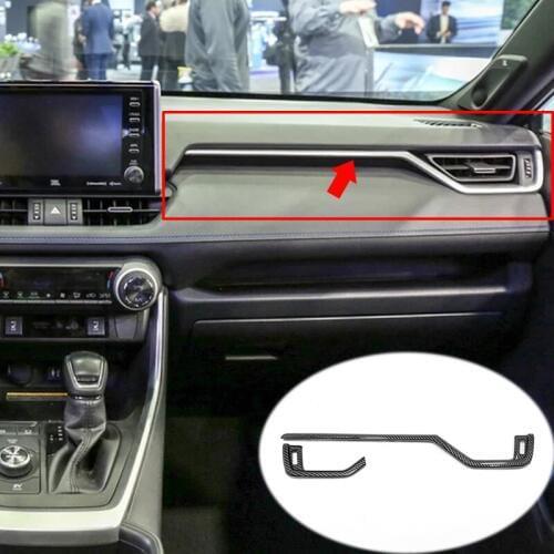 ABS Carbon Fibre For Toyota RAV4 2019 2020 Car Accessories Left and Right Air Outlet Cover Trim Car Sticker Styling 2Pcs