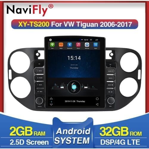 Android 9.7inch DSP Car Radio Head Unit for VW Tiguan 2006-2017 Car Multimedia Video Players GPS Navigation WIFI 2Din DVD
