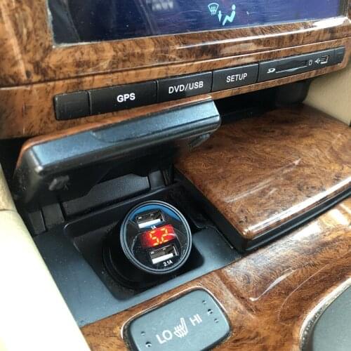 Mini Fast Charger Dual USB Car Phone Charger For BMW X4 G02 F26 X5 F85 F15 E70 X6 F86 F16 E71 F80 F83 F82 F90 F10M F13M F12M M8