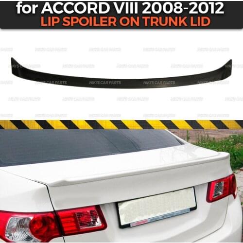 Lip spoiler case for Honda Accord VIII 2008-2012 ABS plastic sport style car styling car accessories decoration aero dynamic