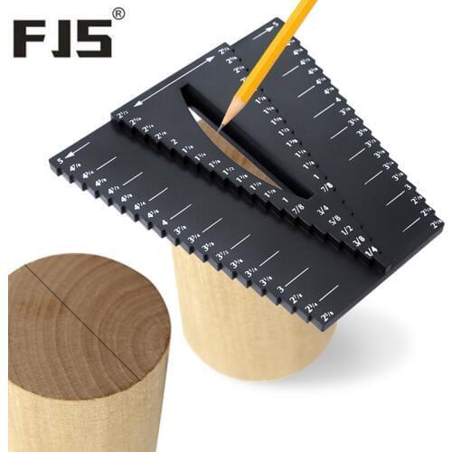 Woodworking Center Finder 1/8"-5" Marking Gauge Inch Outside Caliper Setup Blocks Measuring Instrument