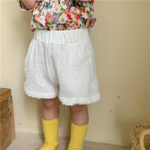 Girls Babys Kids Shorts Pants 2021 Casual Spring Summer Toddler Cotton Beach Trousers Princess Childrens Clothing