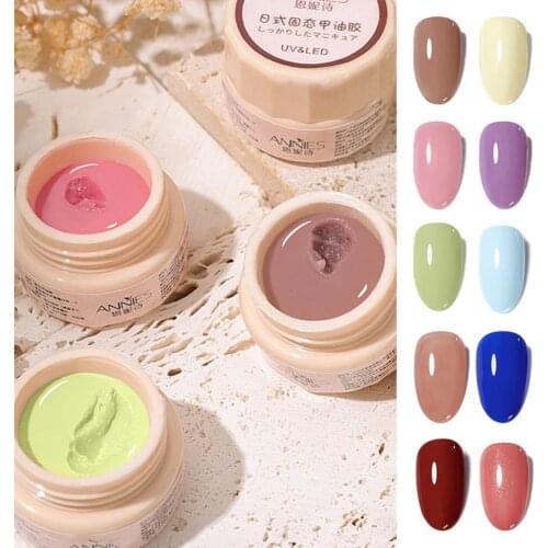 5g painting gel high quality thick jelly color mud uv gel Gel Paste Soak Off UV LED Nails Gel Polish For Nail art Solid Color C