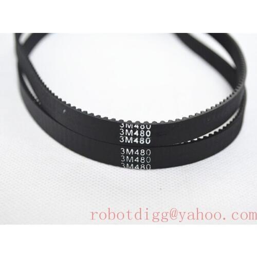 HTD 3M, Timing Belt, Closed-loop, 480mm length, 160 teeth, 9mm width