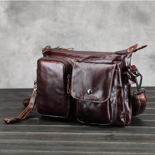LIHONGBAOBAO Mens Brown Bags