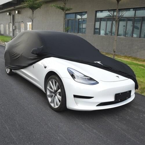 New Car Covers Outdoor Sun UV Snow Waterproof Dust Protection For Tesla Model 3 Y X S Styling Accessories Black High Quality