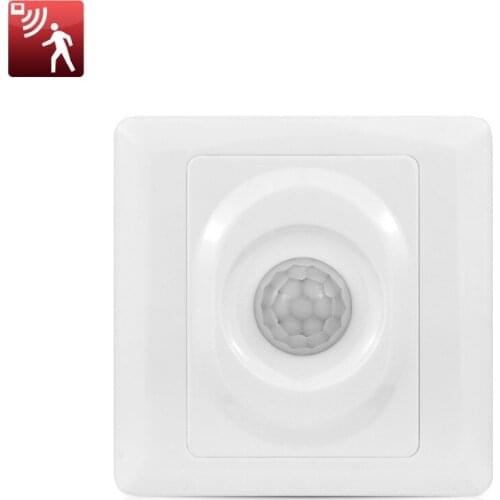 PIR Motion Sensor Switch Time Delay Adjustable Mode Detector Wall Module For LED Light or Fan Infrared Induction AC 100-250V