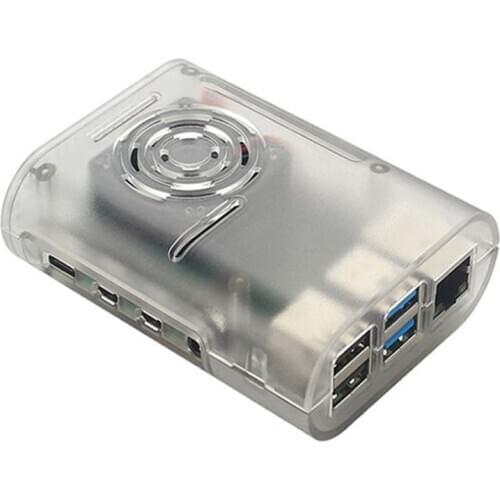 ABS Plastic Case Protective Cover Shell Enclosure for Raspberry Pi 4 Model B Kit