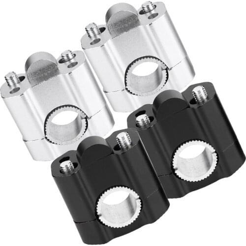 Motorcycle handlebar 2pcs Aluminum Alloy 28mm Motorcycle Handlebar Handle Bar Mounting Clamps Riser motorsiklet aksesuarlari