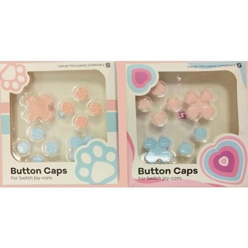 Cute Joycon D-pad Buttons Direction ABXY Key Sticker For Nintend Switch NS Joy-con Colorful Cross Key Cover NS Switch Lite