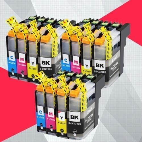 Compatible Ink Cartridge For Brother LC223 LC221 LC223XL MFC-J4420DW J4620DW J4625DW J5625DW J480DW J680DW J880DW J5320DW LC-223