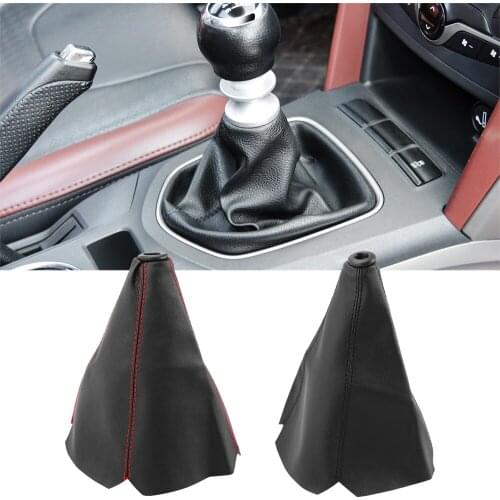 16mm Universal Leather Gear Shift Collars Cover Accessories for Mercedes Benz W211 W203 W204 W124 AMG W202 W212 W220 W205 W176