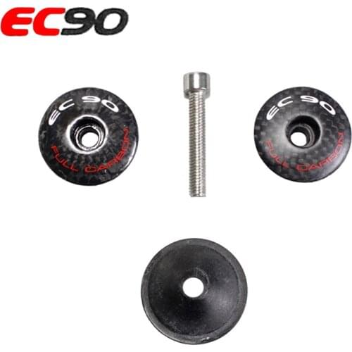 High-quality EC90 Carbon Fiber Stem Headset Top Cap Cover Attachments Of A Bike