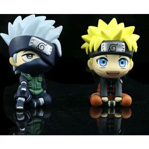 10CM Shippuden Kakashi Hatake Figure Uzumaki PVC Figure Collectable Model Toy Doll Cute Gift