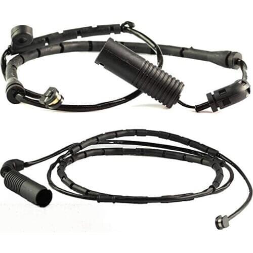 2Pcs Front+Rear Disc Brake Pad Wear Sensor 34351164371 for BMW 3 Series E46 34351164372