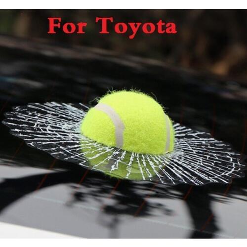 2019 Funny Tennis Ball 3d Hits Decals Car Body Stickers Styling For Toyota Prius Prius C Probox Progres Pronard Rav 4 Rush Sai