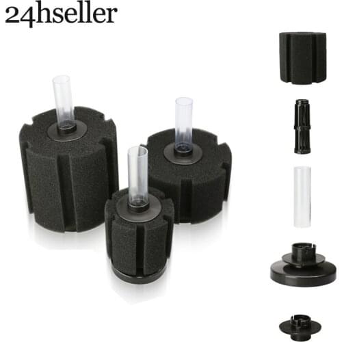 3size Aquarium Filter Fish Tank Air Pump Skimmer Biochemical Sponge Filter Aquarium Filtration Filter Aquatic Pets Fish Products