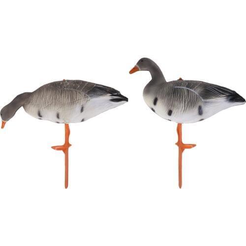 3D Lifelike Goose Hunting Full Body Goose Shooting Foldable Ornaments Decoys Lawn Garden Yard Decors Hunter Greenhand Gear