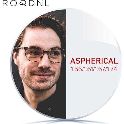 Aspheric Optical Prescription Lenses Custom 1.56 1.61 1.67 1.74 Myopia Lens Hyperopia Presbyopia Glasses Lens CR-39 Resin Clear