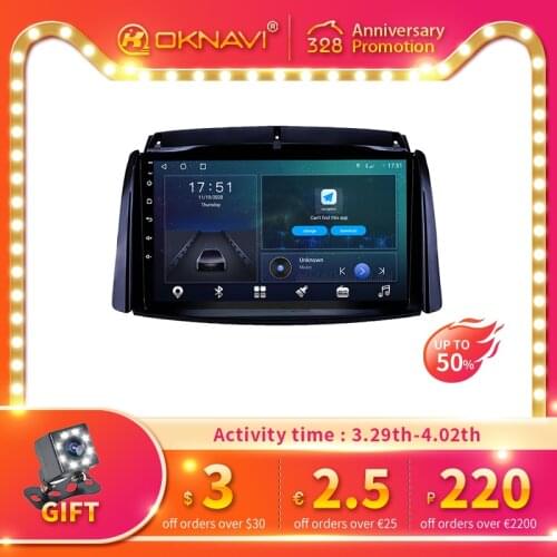 6+128G Android 10 Car Radio For Renault Koleos 2009-2016 Autoradio 4G WIFI BT DSP Carplay Stereo Video No DVD Player With Camera