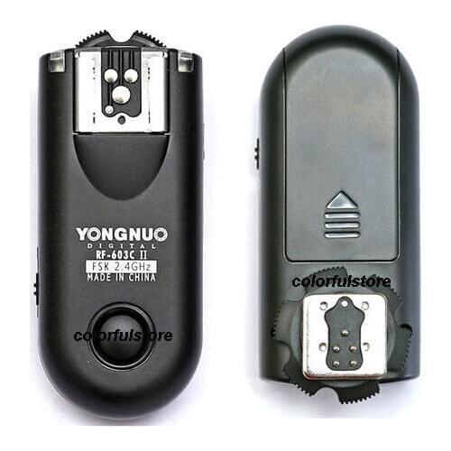 Free Ship! New Arrival RF-603 II RF603II Radio Wireless Remote Flash Trigger Shutter Relase Transceiver Transmitter Receiver C3