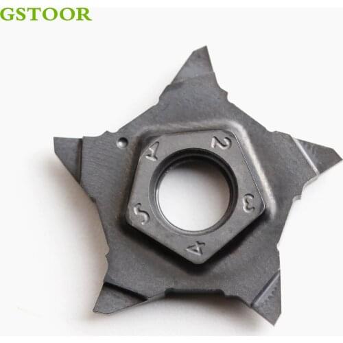 10PCS PENTA24 Grooving Turning Tool Holder CNC Lathe Cutter Slotting Carbide Inserts For PCHR Arbor