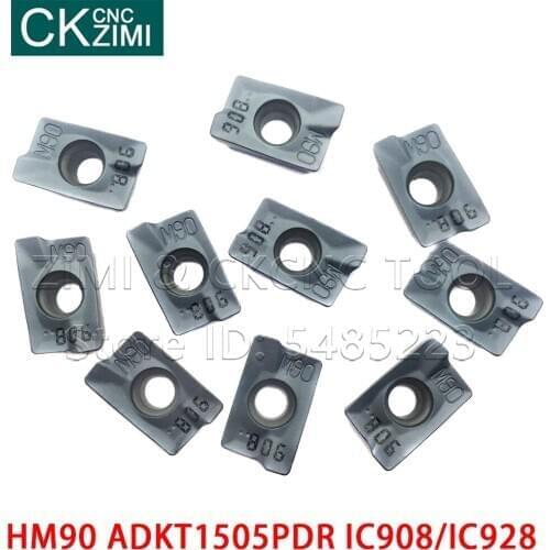 HM90 ADKT1505PDR IC908 IC928 External Turning Tools Carbide insert Lathe Tool cutter holder Mill CNC Shoulder cutter ADKT 1505