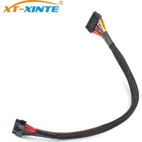 Power Supply Cable 24Pin to 24pin Motherboard Cables 50cm 18AWG Wire for Great Wall Dragon 1250W/1000W/1560W/400W