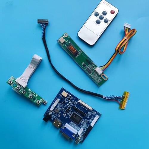 Kit Work for LP154WX5 TL 1280x800 30pin HDMI VGA monitor 2AV DIY LVDS LCD remote AV Controller Board driver panel SCREEN